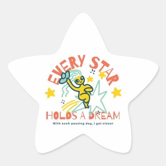 Elke sticker heeft een droom (Voorkant)