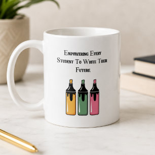 Elke Student in Staat om hun Toekomst te Schrijven Koffiemok