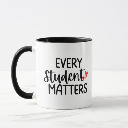 'Elke Student Telt' Dank Geschenk voor Leraren Mok (Links)