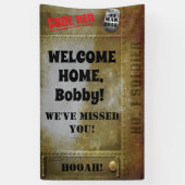 ELKE TAK - Militaire Homecoming Banner (Verticaal)