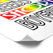 Elke Tall Boy LGBTQ Pride Gay Mannen Gay Pride Gay Poster (Hoek)