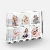 Elke tekst 6 Fotocollage Modern Minimal Keepsake Fotoblokken (Links)