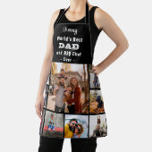 Elke tekst Fotocollage Beste Dad Grill Master Schort (Insitu)