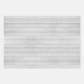 Elke tekst Typografie Wood Pine Farmhouse Kerstmis Inpakpapier Vel (Voorkant 2)