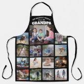 Elke tekstfamilie Foto Collage opa Black White Schort (Voorkant)