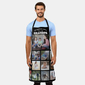 Elke tekstfamilie Foto Collage opa Black White Schort (Gedragen)