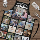 Elke tekstfamilie Foto Collage opa Black White Schort