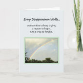 Elke teleurstelling houdt... kaart (Voorkant)