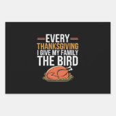 Elke Thanksgiving die ik m'n familie geef... Inpakpapier Vel (Voorkant)