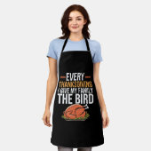 Elke Thanksgiving die ik m'n familie geef... Schort (Gedragen)