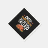 Elke Thanksgiving Geef Ik Mijn Familie De Vogel Servet (Hoek)