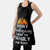 Elke Thanksgiving geeft mijn familie de vogel Turk Schort (Insitu)