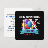 Elke TIEN of TWEEN VERSCHEIDENE vogelballonnen A12 Kaart (Voorkant / Achterkant)