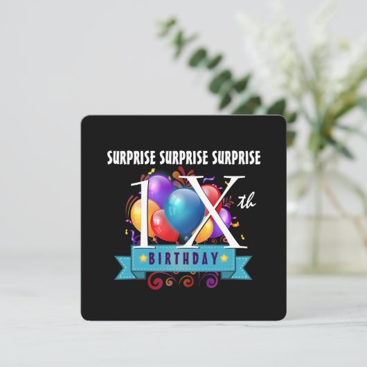 Elke TIEN of TWEEN VERSCHEIDENE vogelballonnen A12 Kaart (Staand voorkant)