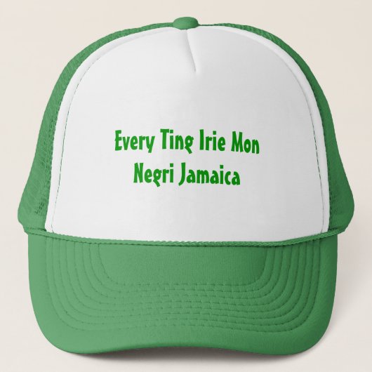 Elke Ting Irie Mon Negri Jamaica Trucker Pet (Voorkant)