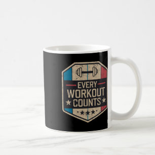Elke training telt grappige sportschool Gezegden g Koffiemok