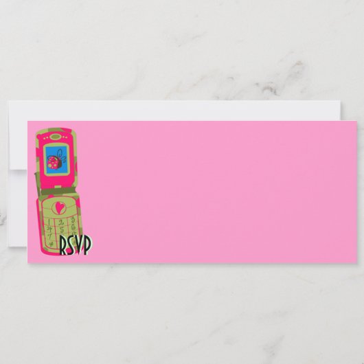 Elke uitnodiging komt met een witte envelop. (Achterkant)