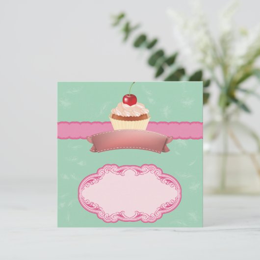 Elke uitnodiging voor evenement (Staand voorkant)