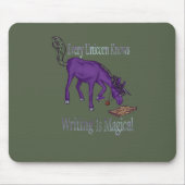 Elke Unicorn weet dat schrijven Magisch is Muismat (Voorkant)