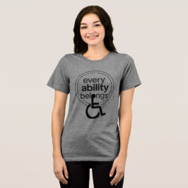 Elke Vaardigheid Hoort Erbij | Inclusief Minimalis Tri-Blend Shirt
