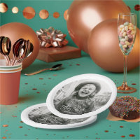 ELKE Verjaardag Chic White Typography Fotofeest