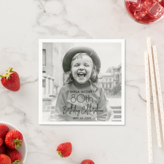 ELKE verjaardag chique stijlvolle typografie fotof Servet (Insitu)