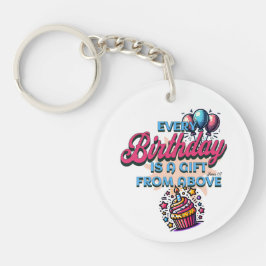 Elke verjaardag is een cadeau van boven - James 1: Sleutelhanger