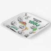 Elke verjaardag leuke feiten papieren bordje (Gebogen)