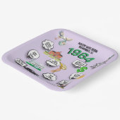 Elke verjaardag leuke feiten papieren bordje (Gebogen)