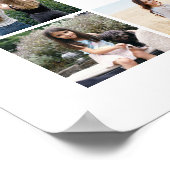 Elke verjaardag Welkom Script 20 Foto Collage Fees Poster (Hoek)