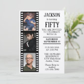 Elke verjaardagsuitnodiging met foto's kaart (Staand voorkant)