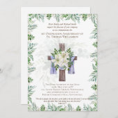 ELKE Verjaardagsuitnodiging Priesterwijding Rustie (Voorkant / Achterkant)