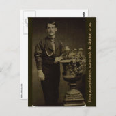 Elke voltooiing begint met het besluit... briefkaart (Voorkant / Achterkant)