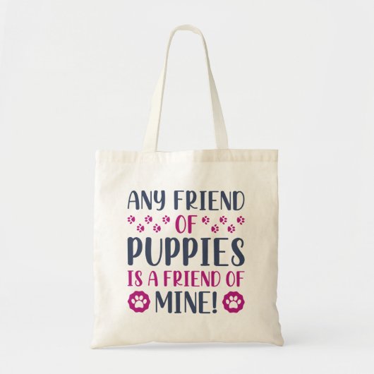 Elke vriend van een Puppy Tote Bag (Voorkant)