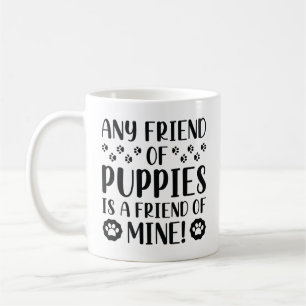 Elke Vriend Van Puppies Koffiemok