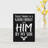 Elke vrijdag is goed voor hem aan mijn zijde Pasen Kaart (Gele Bloem)