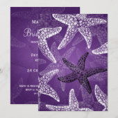 Elke Vrijgezellenfeest Paars Kaart (Voorkant / Achterkant)