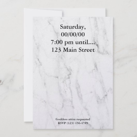 Elke vrouw kaart (Achterkant)