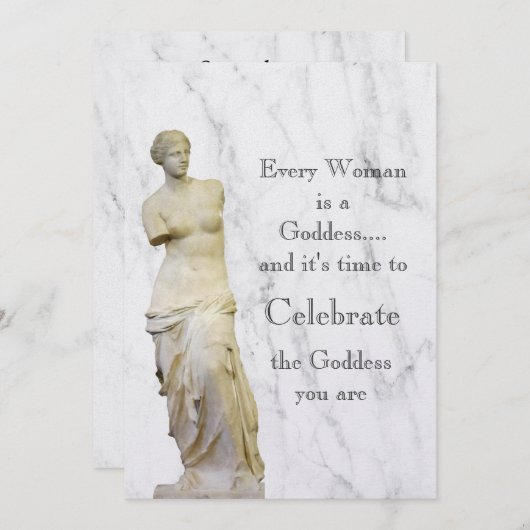 Elke vrouw kaart (Voorkant / Achterkant)