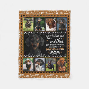 Elke vrouw kan een teckel mama hond liefde deken