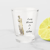 Elke vrouw shot glas (Voorkant)