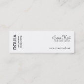 Elke vrouw verdient een doula - visitekaartjes (Achterkant)