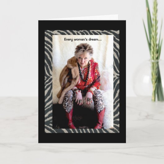 Elke Vrouw's Droomkaart Kaart (Voorkant)