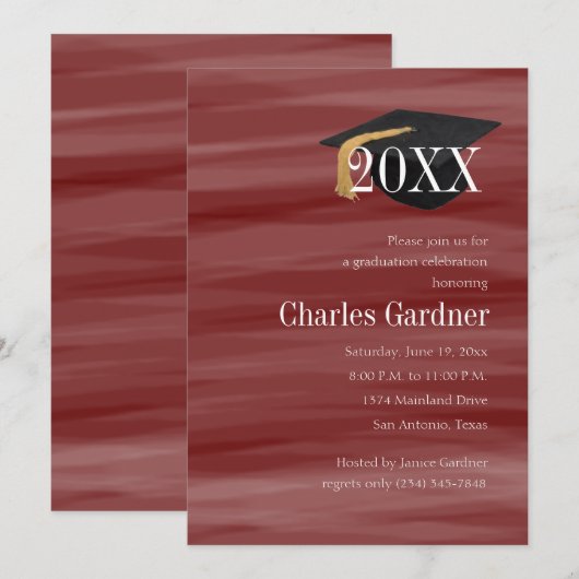 Elke Waterverf Kleur Wassen met de Afdrukking Kaart (Voorkant / Achterkant)