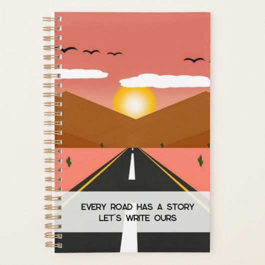 'Elke weg heeft zijn verhaal' planner (Voorkant)