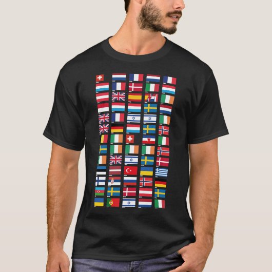 Elke winnaar van het Eurovisiesongfestival & x27;s T-shirt (Voorkant)