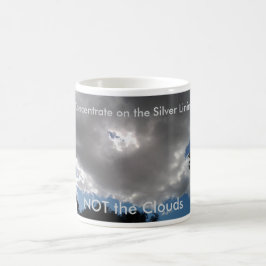 Elke Wolk Heeft Een Zilveren Rand Koffiemok
