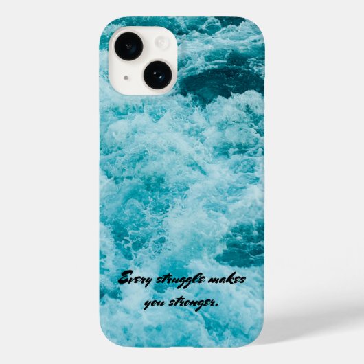 Elke worsteling maakt je sterker. Case-Mate iPhone case (Achterkant)