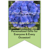 Elke zakelijke website Groene NAAM FOTO'S Vlaggetjes (Eerste vlag)