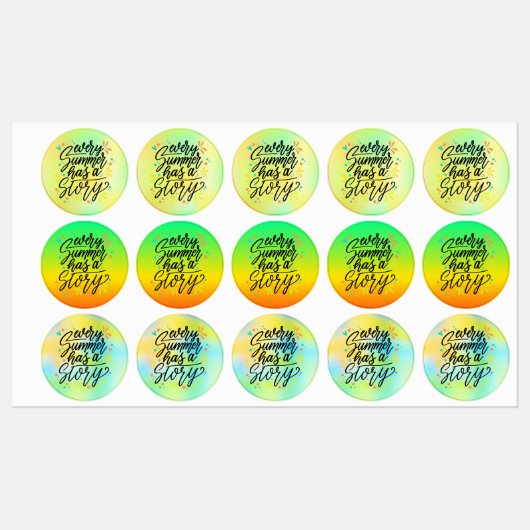 Elke zomer heeft een verhaal -23431 labels (Vel)